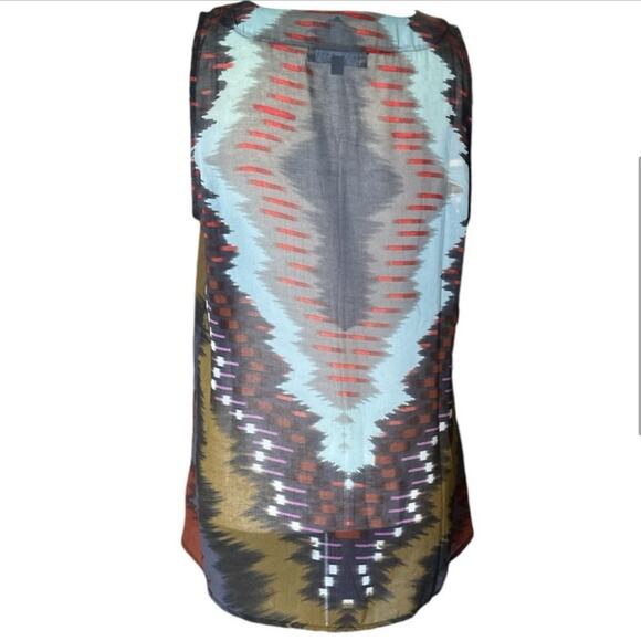 Sanctuary Ombre Sequin Embellished Sheer Sleeveless Blouse Size L - Picture 3 of 7